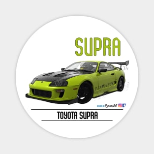 Supra Time Attack Lime Carbon Magnet